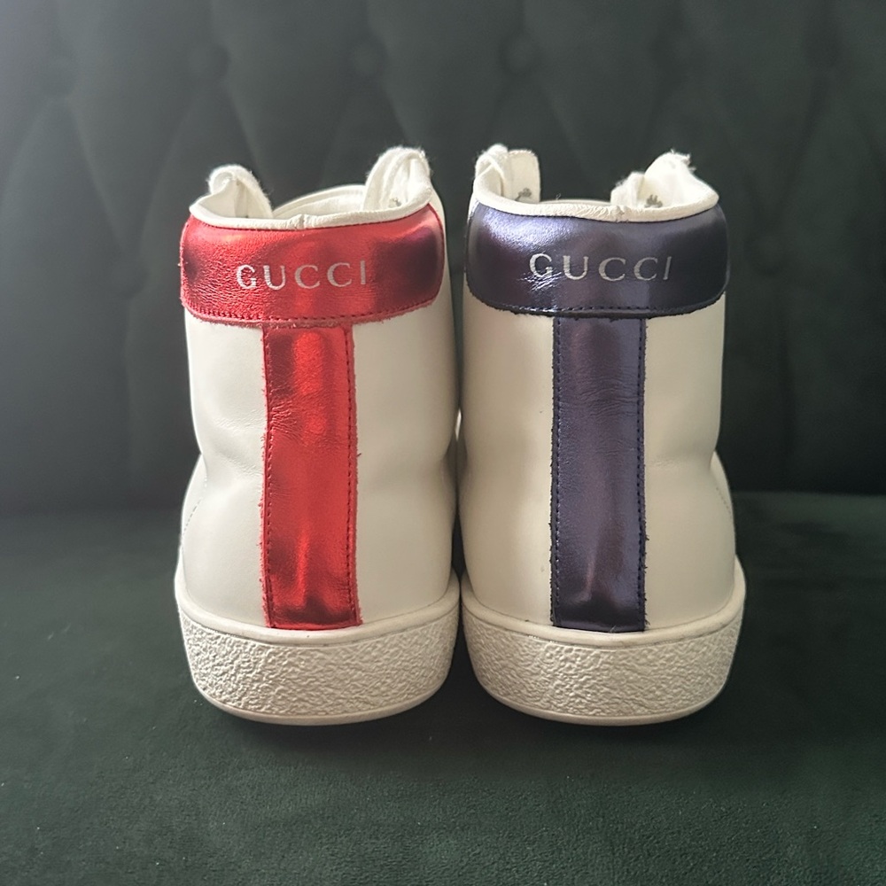 Gucci High Tops With The Bumblebee And Original Box - Picture 5 of 12